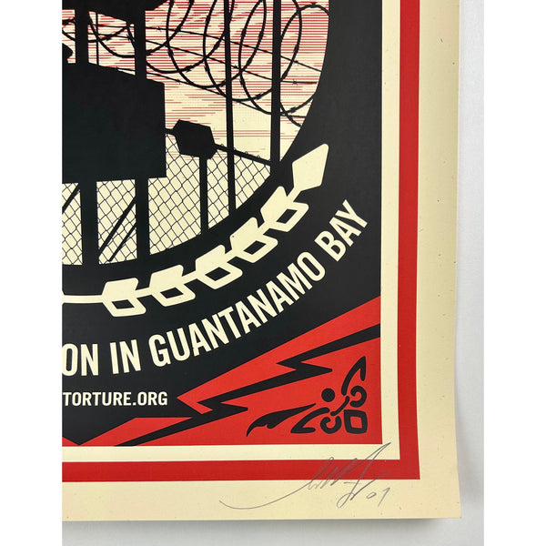 SHEPARD FAIREY (OBEY GIANT) - 2007 - POW USA (GUANTANAMO BAY)