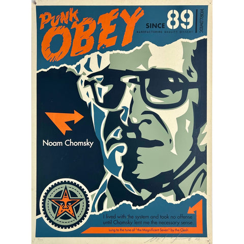 SHEPARD FAIREY (OBEY GIANT) - 2001 - NOAM CHOMSKY