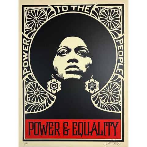 SHEPARD FAIREY (OBEY GIANT) - 2007 - AFROCENTRIC (BLACK)