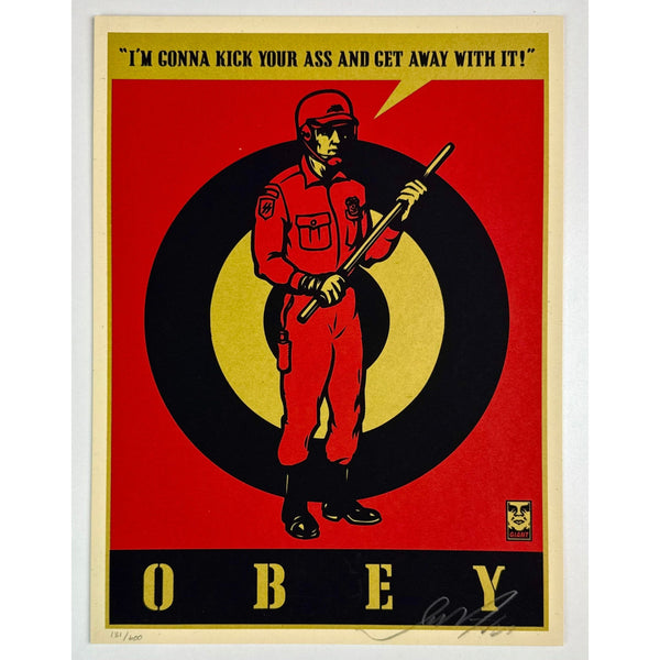 SHEPARD FAIREY (OBEY GIANT) - 2009 - RIOT COP