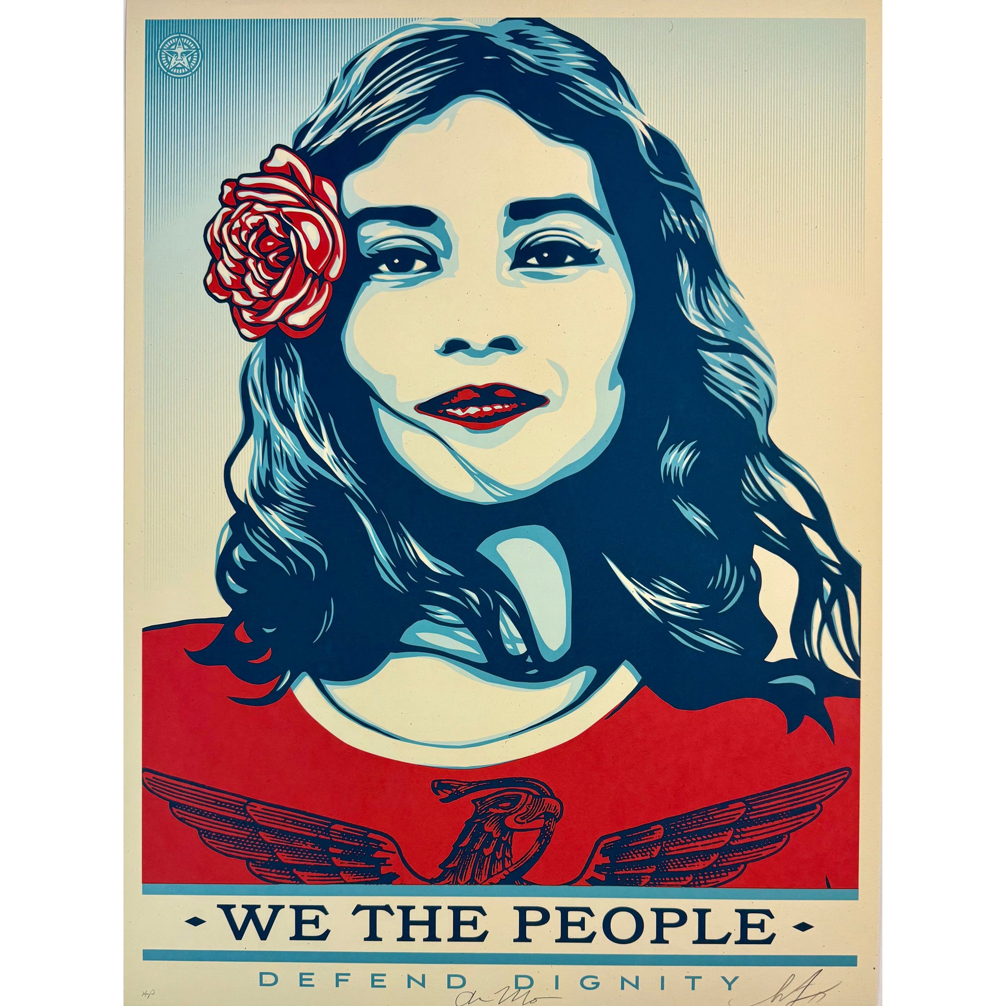 SHEPARD FAIREY (OBEY GIANT) - 2017 - WE THE PEOPLE / DEFEND DIGNITY