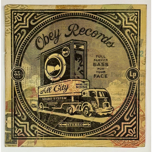 SHEPARD FAIREY (OBEY GIANT) - 2008 - ALL CITY SOUND SYSTEM (HPM)