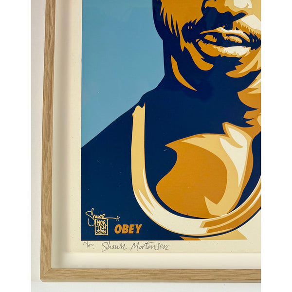 SHEPARD FAIREY (OBEY GIANT) - 2004 - TUPAC (BLUE)