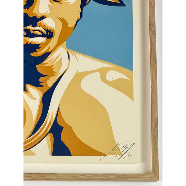 SHEPARD FAIREY (OBEY GIANT) - 2004 - TUPAC (BLUE)